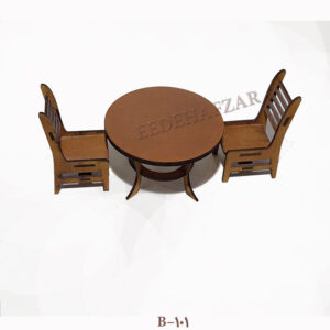 میز و صندلی چوبی اسباب بازی