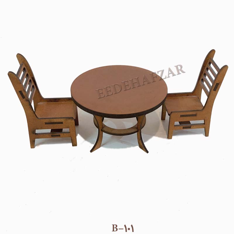میز و صندلی چوبی اسباب بازی
